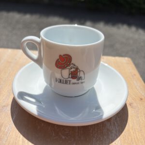 Petites Tasses + Sous-Tasses Fillet X5 (Neuf)