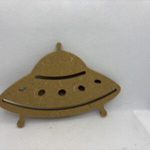 Soucoupe Volante En Bois À Décorer (Neuf)