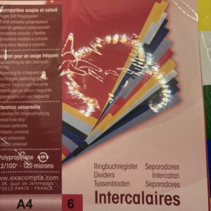 Intercalaire X6 Souple (Neuf)