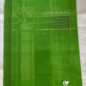 Cahier De Bord Vert (Neuf)