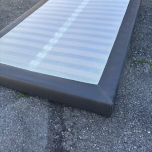 Sommier Bas Gris anthracite