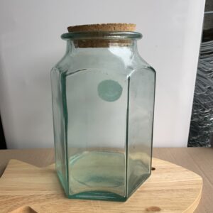Bocal en verre avec bouchon en liège (Occasion)
