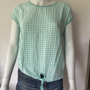 Tee shirt" cadrier Bleu/vert" (Occasion)