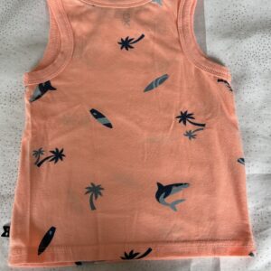 Tee shirt orange "Plage"