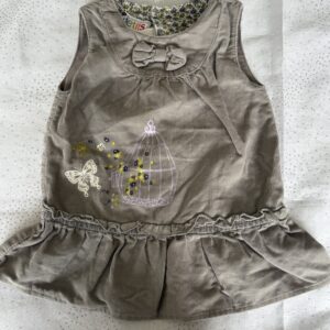 Robe sans manche "papillon"