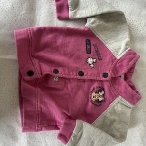 Gilet rose "minnie"