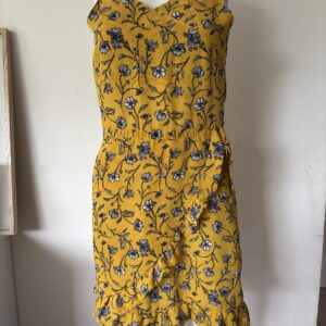 Robe jaune a fleur (Occasion)