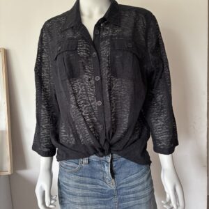 Chemisier "Noir transparent" (occasion)