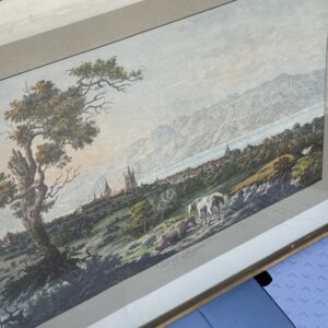 Cadre " vue de Lausanne"