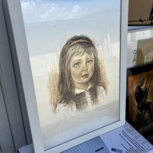 Cadre " Fille qui pleure"