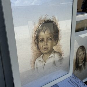 Cadre "Garcon qui pleure"