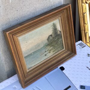 Peinture voilier en mer