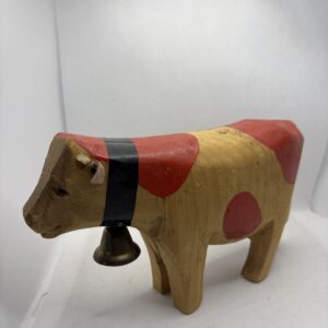 Vache en bois décorative (Occasion)