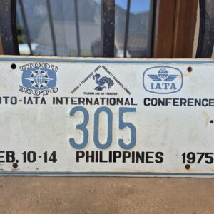 Plaque " Philippines 1975"