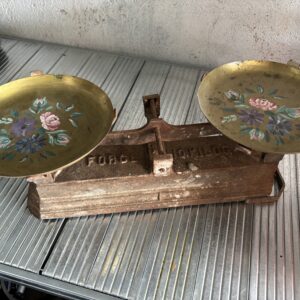 Balance a poids " Floral"