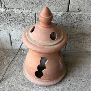 Lampe en terre cuite