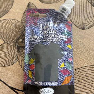 Peinture textile 80 ml Gris (Neuf)