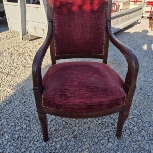 Fauteuil Empire Rouge