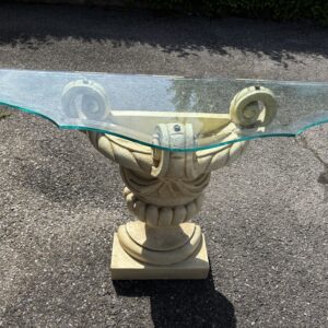 Porte plante avec vitre en verre